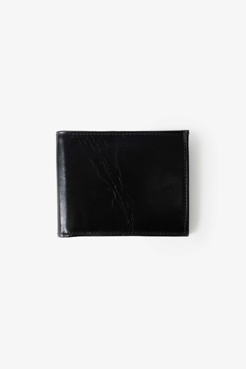 Bi-Fold Wallet in Brompton Black by Moore & Giles