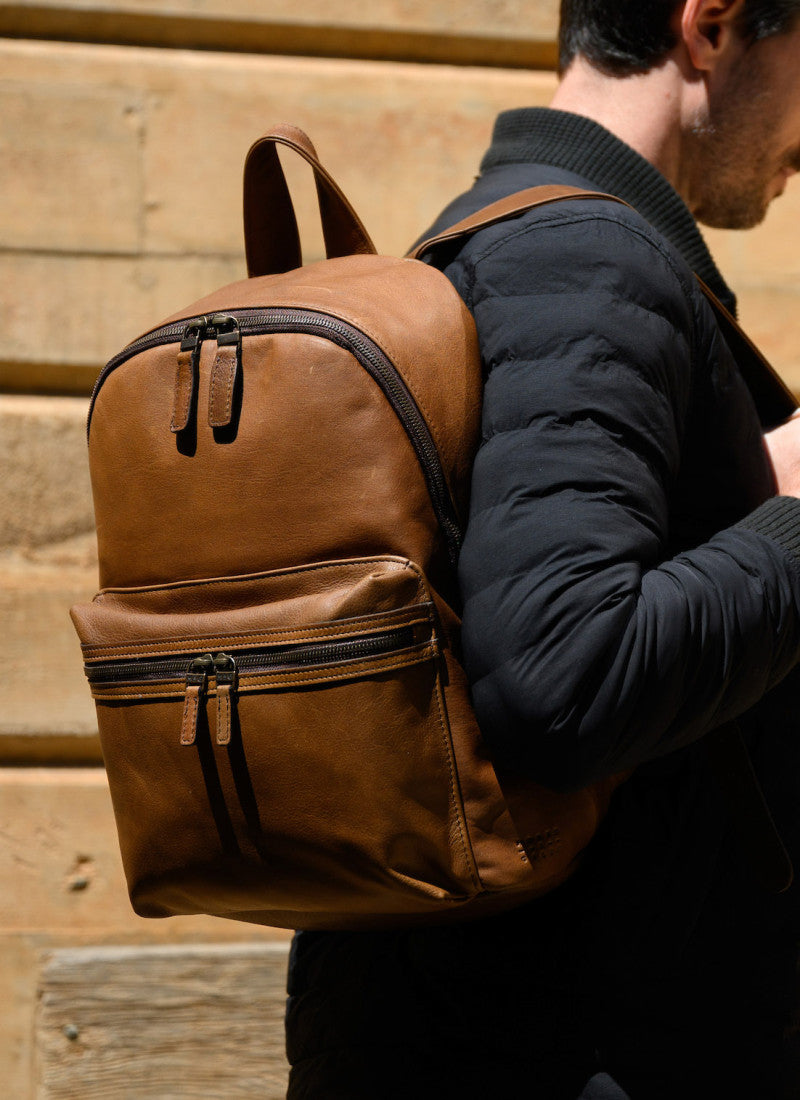 Reclaimed Backpack in Heirloom Oak by Moore & Giles
