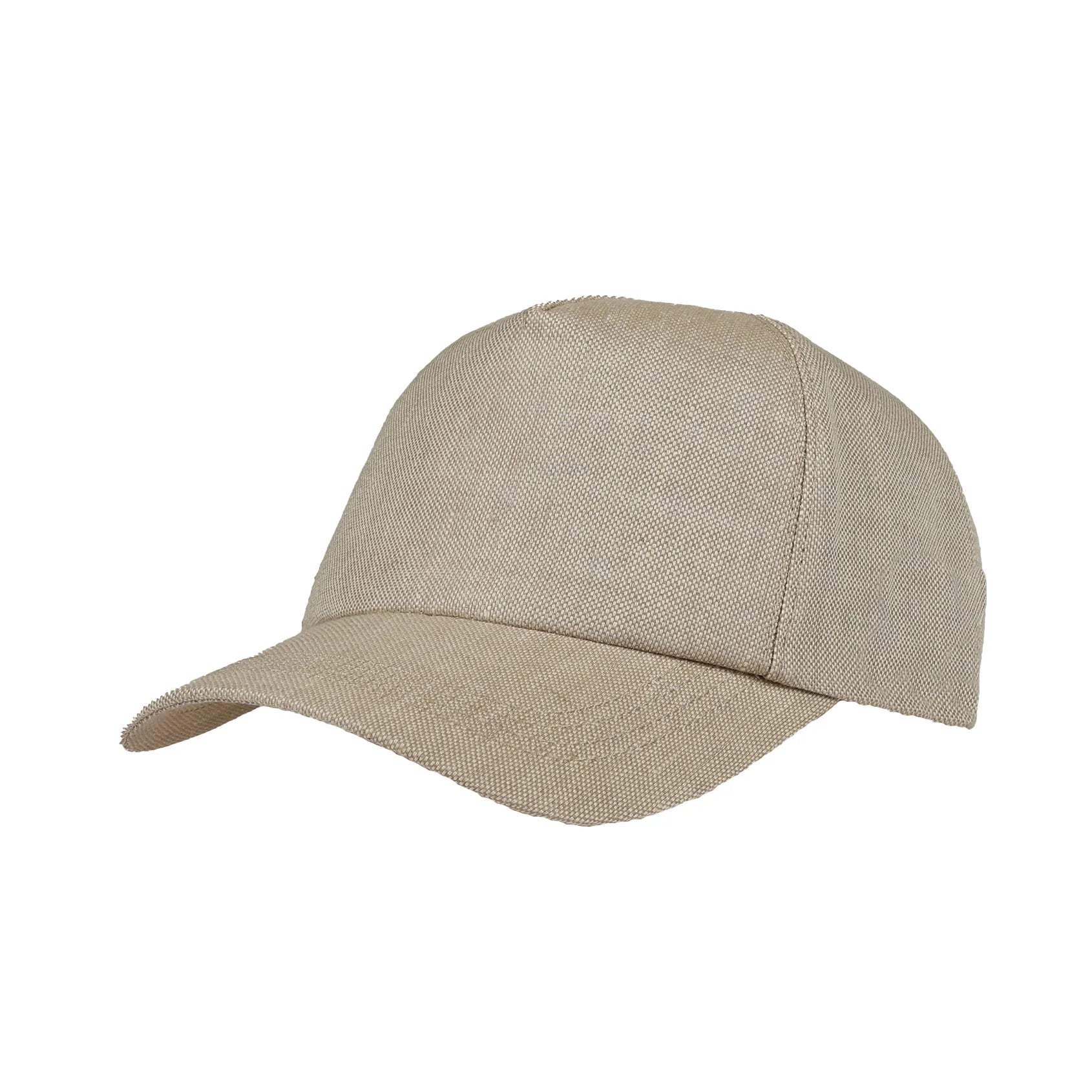 Baseball Contemporary Cap in Hopsack Linen (Choice of Colors) by Wigens
