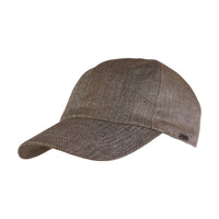 Baseball Contemporary Cap in Classic Linen Herringbone (Choice of Colors) by Wigens