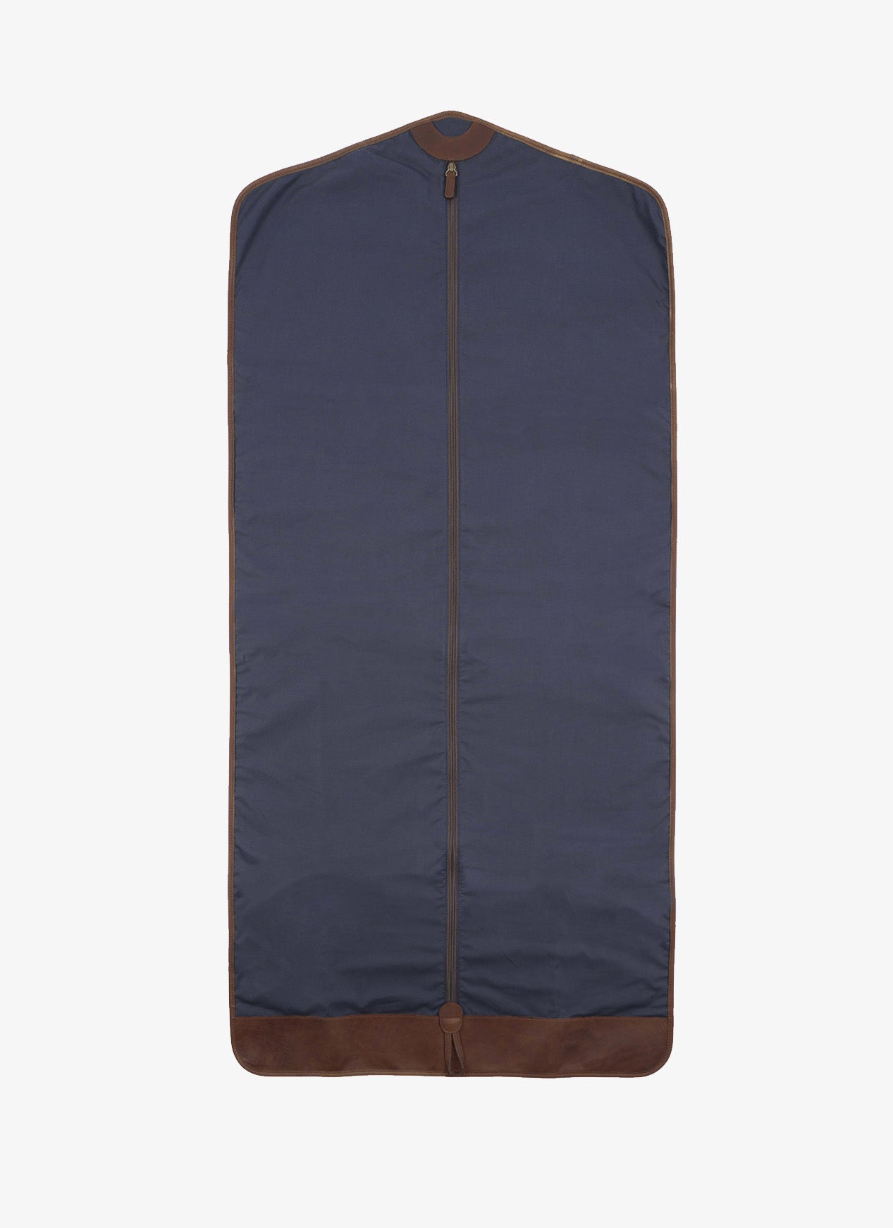 Goodwin Long Garment Sleeve in Navy Ventile and Baldwin Oak by Moore & Giles