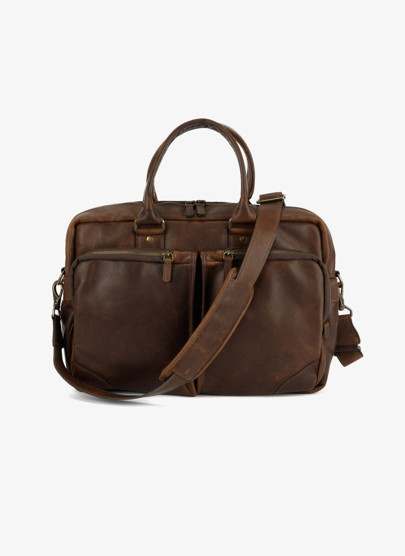 Haythe Commuter Bag in Baldwin Oak by Moore & Giles