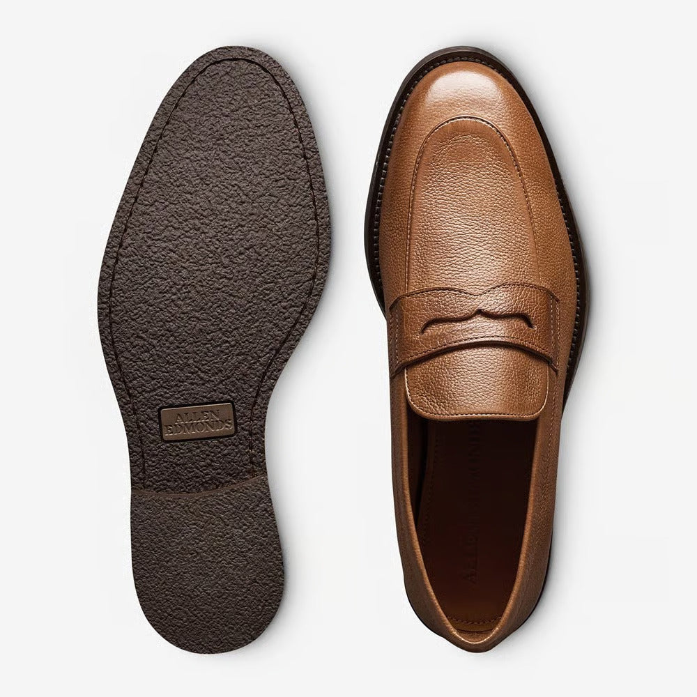 Como Penny Loafer in Luggage Leather by Allen Edmonds
