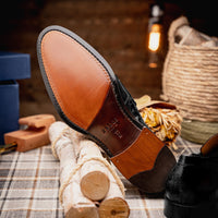 Roma Ostrich Quill Penny Loafer in Black by Zelli Italia