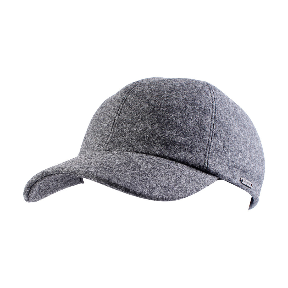 Melton Wool Baseball Classic Cap with Earflaps (Choice of Colors) by Wigens