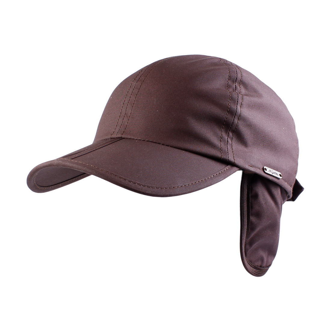 Waxed Cotton Baseball Classic Cap with Earflaps (Choice of Colors) by Wigens