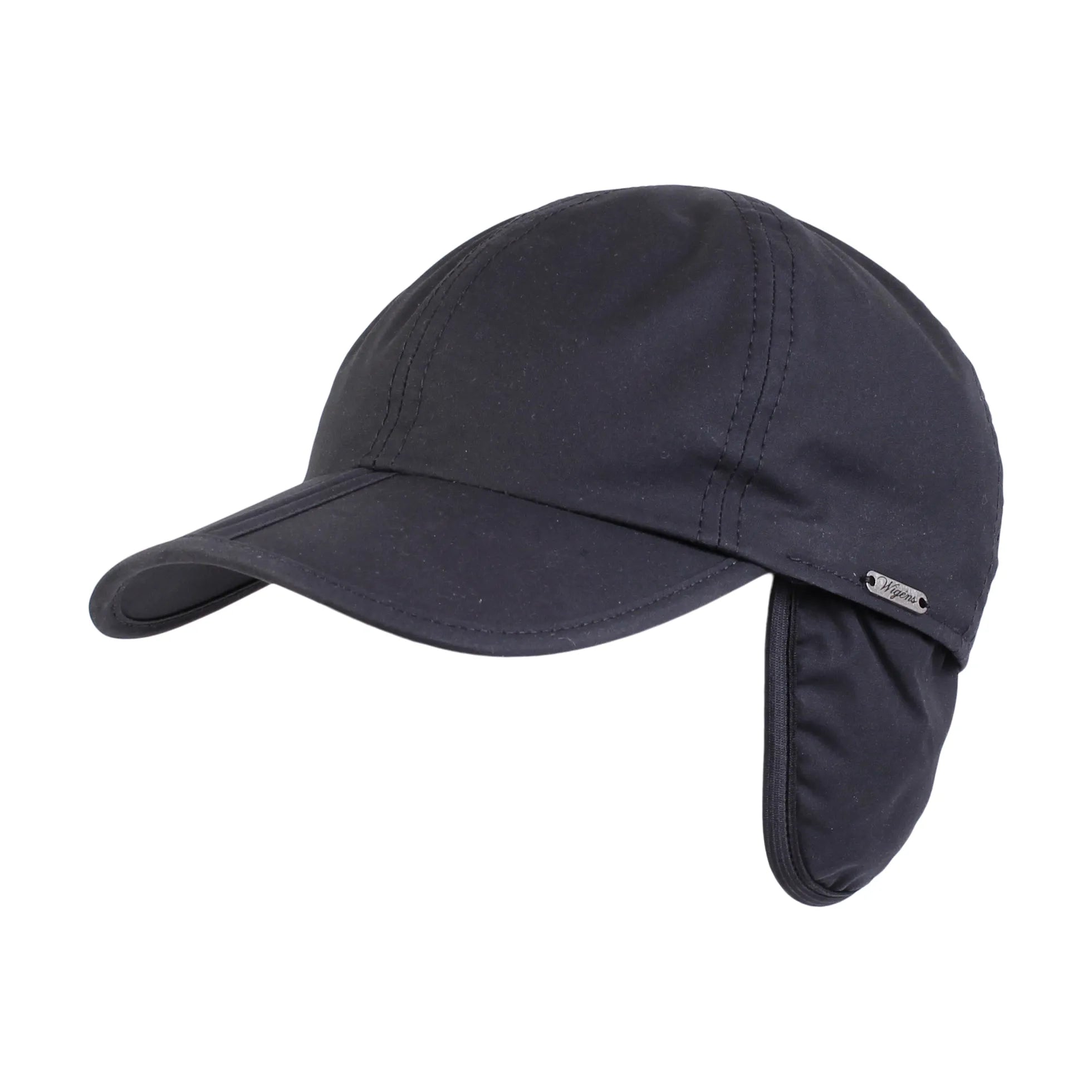 Waxed Cotton 'British Millerain Co' Baseball Classic Cap with Earflaps (Choice of Colors) by Wigens