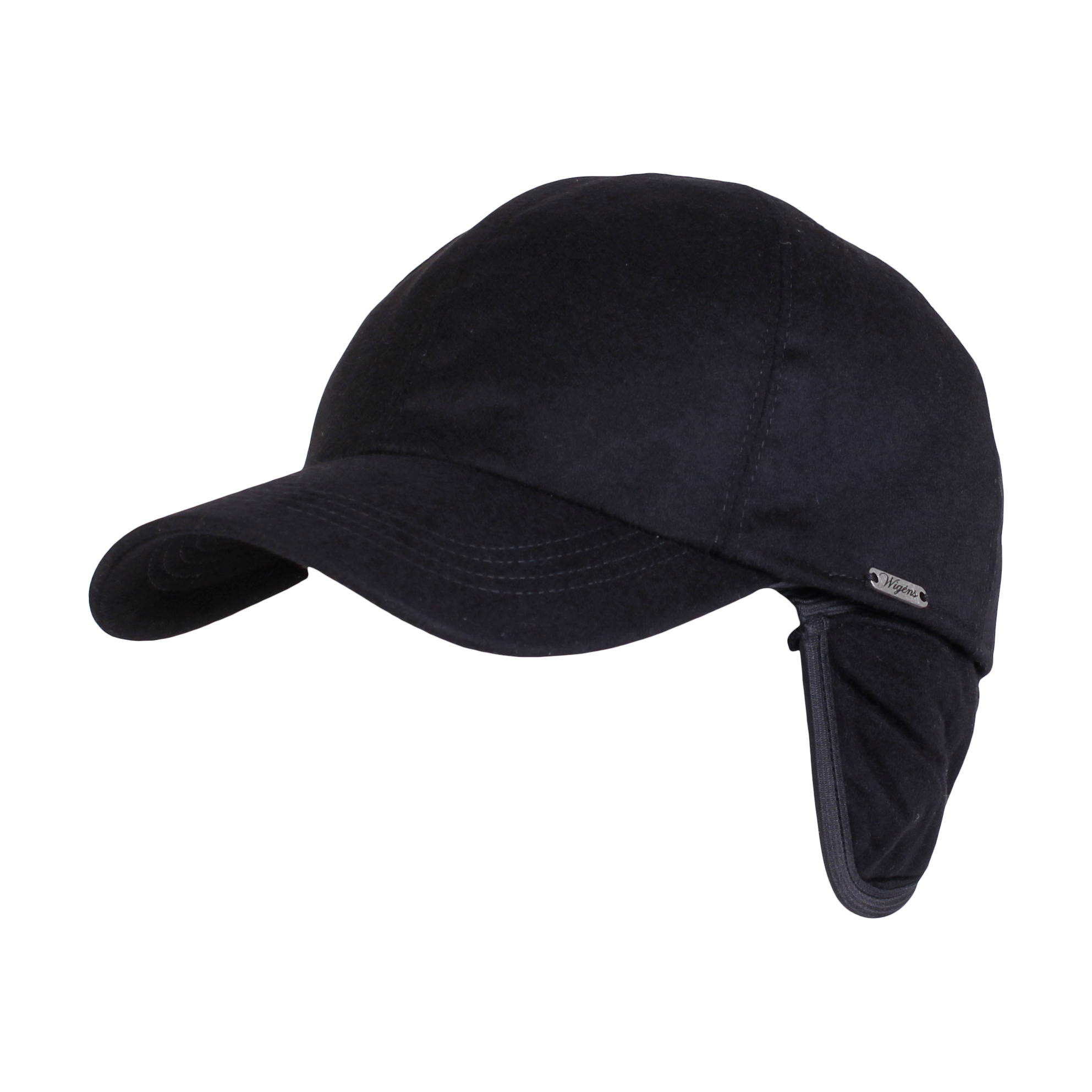 Loro Piana 'Storm System' 100% Cashmere Baseball Classic Cap with Earflaps (Sizes 61 and 62) by Wigens