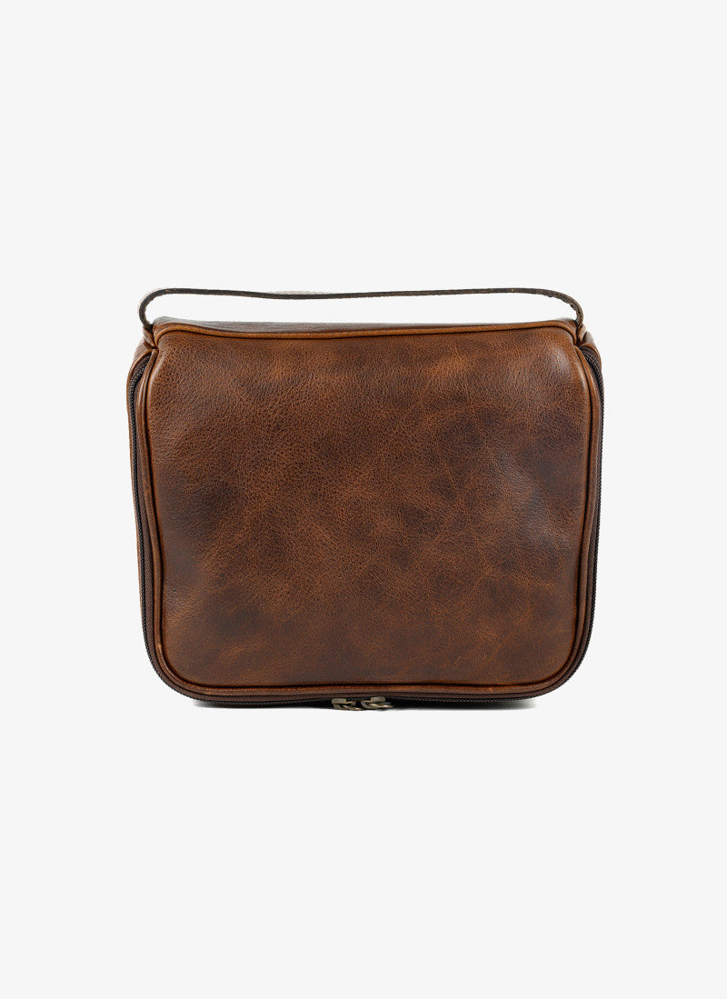 Donald Wash Kit in Titan Milled Brown by Moore & Giles