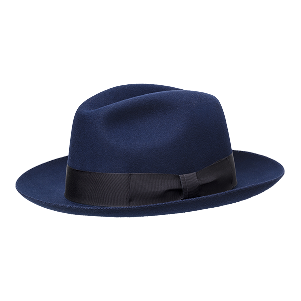 Classico 6 Rabbit Fur Felt Fedora Hat (Choice of Colors) by Wigens