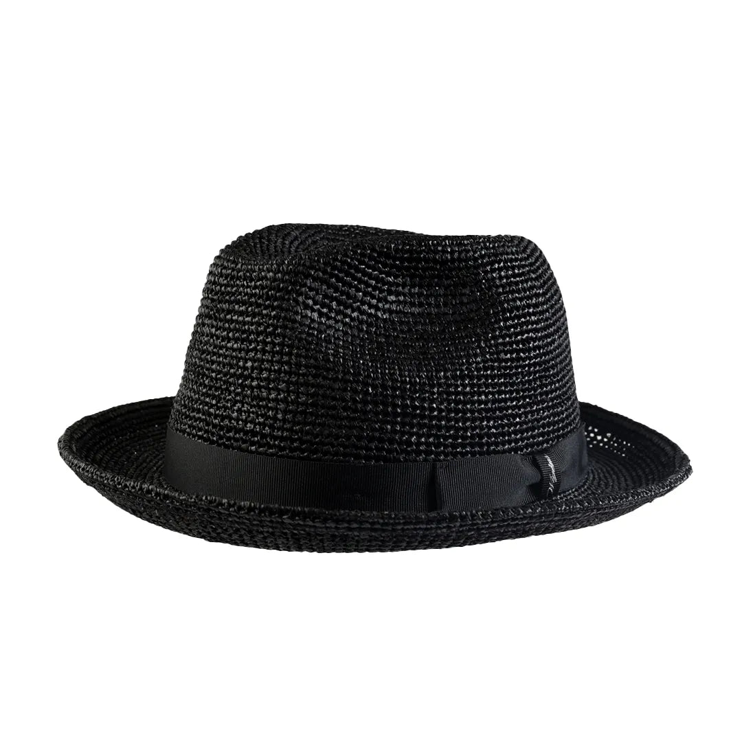 Classic Raffia Straw Hat with Grosgrain Hatband in Choice of Colors by Wigens