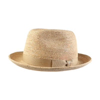 Classic Raffia Straw Hat with Grosgrain Hatband in Choice of Colors by Wigens