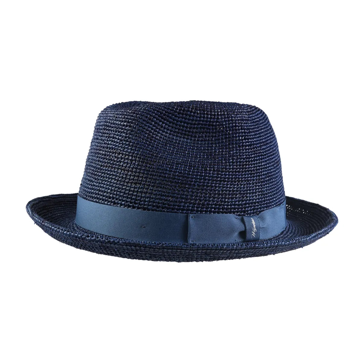 Classic Raffia Straw Hat with Grosgrain Hatband in Choice of Colors by Wigens