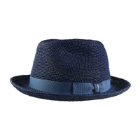 Classic Raffia Straw Hat with Grosgrain Hatband in Choice of Colors by Wigens