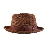 Classic Raffia Straw Hat with Grosgrain Hatband in Choice of Colors by Wigens