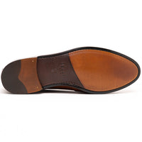 Savannah Italian Carli Calfskin Penny Loafer in Chili by Zelli Italia