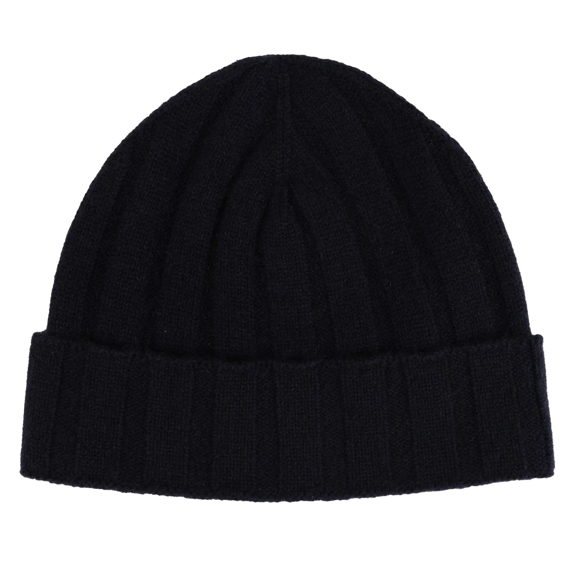 Pure Cashmere Wide Rib Beanie (Choice of Colors) by Wigens