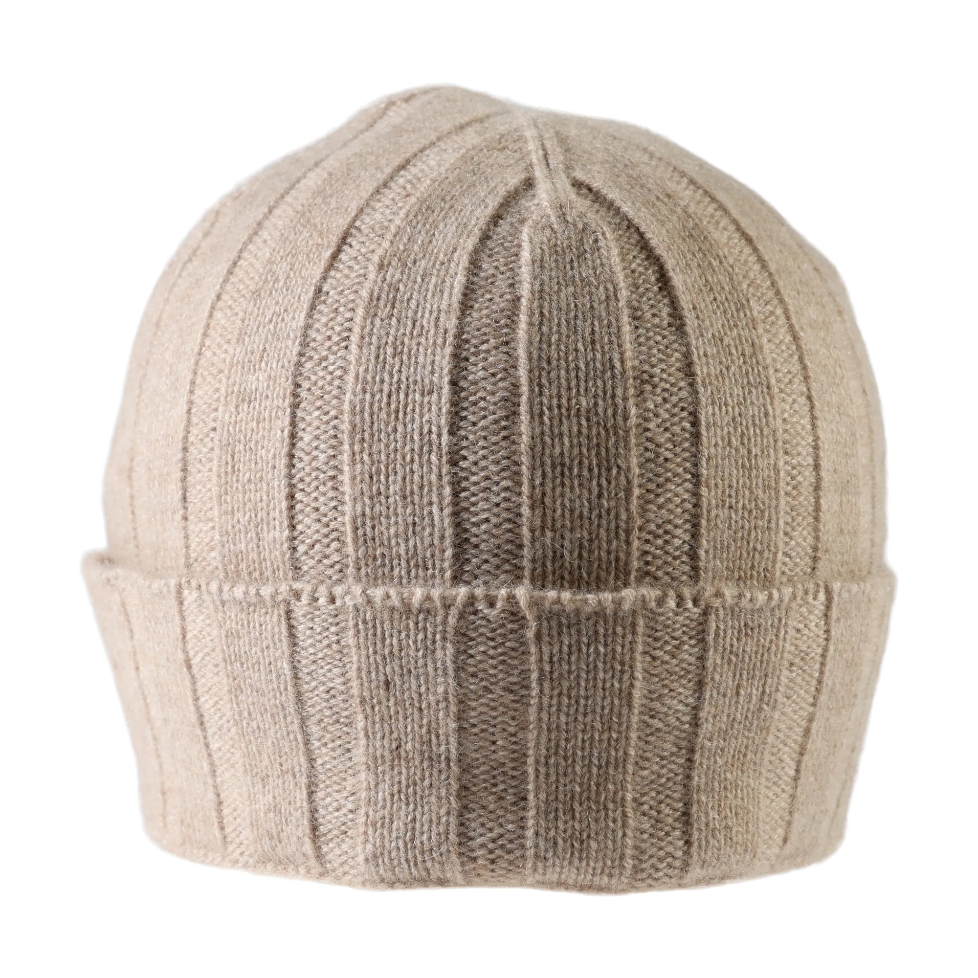 Pure Cashmere Wide Rib Beanie (Choice of Colors) by Wigens
