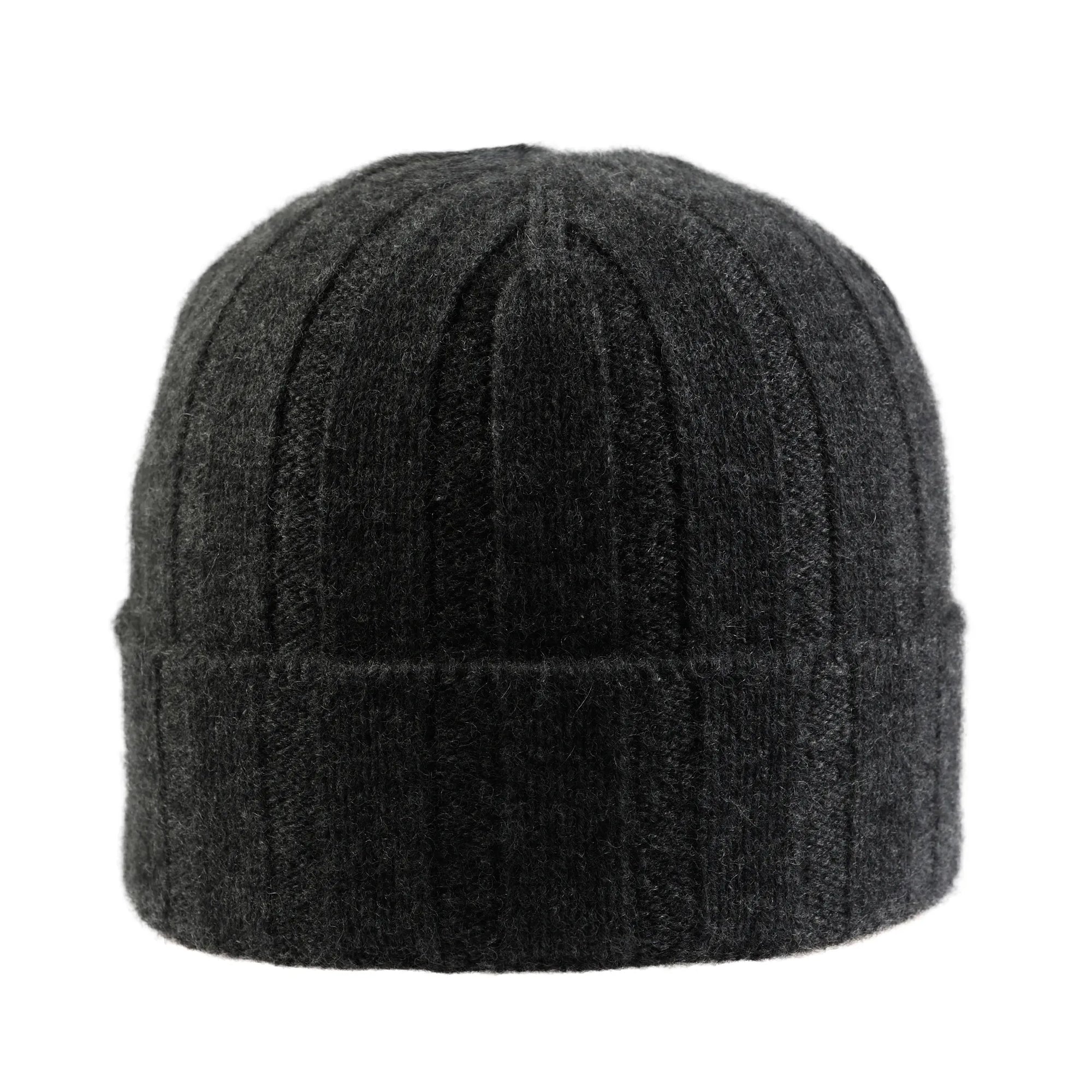 Pure Cashmere Wide Rib Beanie (Choice of Colors) by Wigens