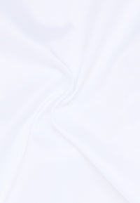 'Luxury Shirt' in White - Comfort Fit - Two Ply Cotton Twill Dress Shirt with Kent Collar by Eterna 1863