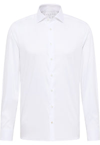 'Performance Shirt' in White - Slim Fit Dress Shirt with Kent Collar by Eterna 1863
