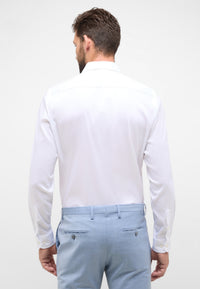 'Performance Shirt' in White - Slim Fit Dress Shirt with Kent Collar by Eterna 1863