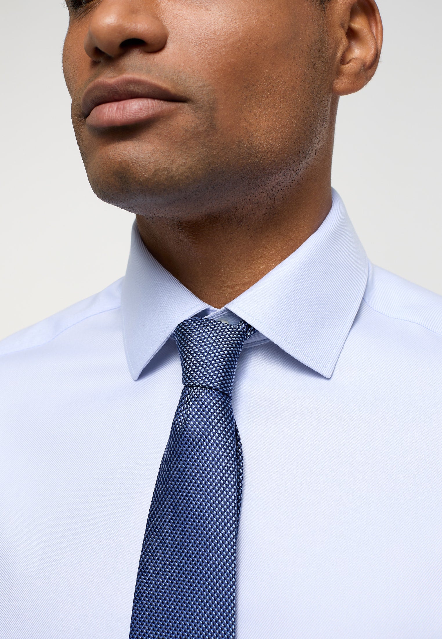 Royal Twill' In Sky Blue - Slim Fit - Two Ply Cotton Twill Dress Shir Royal Twill' In Sky Blue - Slim Fit - Two Ply Cotton Twill Dress Shir