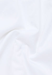 'Soft Luxury Shirt' In White - Slim Fit - Two Ply Cotton Twill Everyday Shirt with Cutaway Collar by Eterna 1863