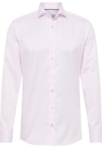 'Luxury Shirt' In Pink - Slim Fit - Two Ply Cotton Twill Dress Shirt with Cutaway Collar by Eterna 1863