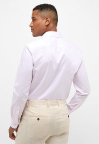 'Luxury Shirt' In Pink - Slim Fit - Two Ply Cotton Twill Dress Shirt with Cutaway Collar by Eterna 1863