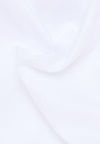'Cover Shirt' in White with French Cuff - Modern Fit - Opaque Half Ply Cotton Twill Shirt with Cutaway Collar by Eterna 1863
