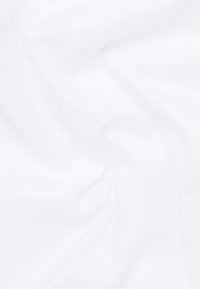 'Cover Shirt' In White - Modern Fit - Opaque Half Ply Cotton Twill Shirt with Kent Collar by Eterna 1863