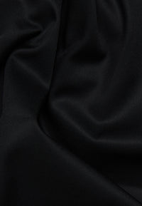 'Cover Shirt' In Black - Modern Fit - Opaque Half Ply Cotton Twill Shirt with Kent Collar by Eterna 1863