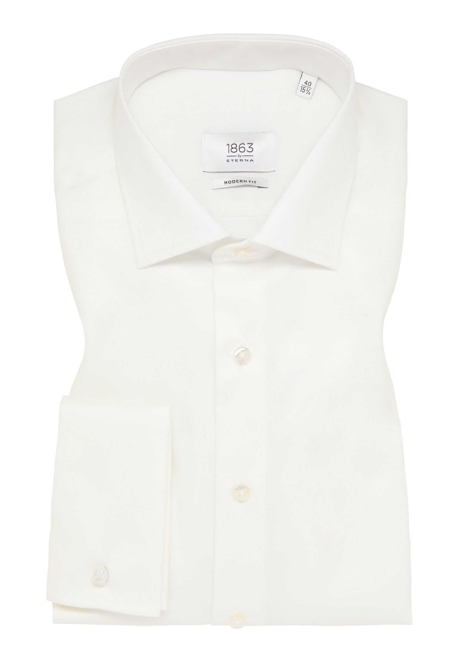 Luxury Shirt' in Champagne with French Cuff - Modern Fit - Two Ply Co