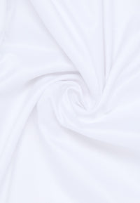 'Luxury Shirt' in White with French Cuff - Modern Fit - Two Ply Cotton Twill Dress Shirt with Kent Collar by Eterna 1863