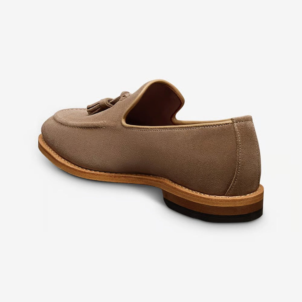 Randolph Tassel Loafer in Tobacco Suede by Allen Edmonds