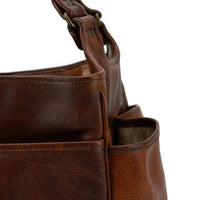 Belle Picnic Tote in Titan Milled Honey by Moore & Giles