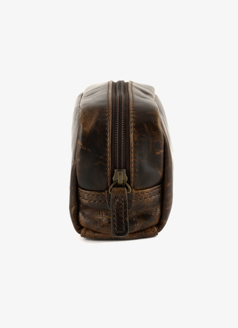 George Mini Wash Kit in Brompton Brown by Moore & Giles