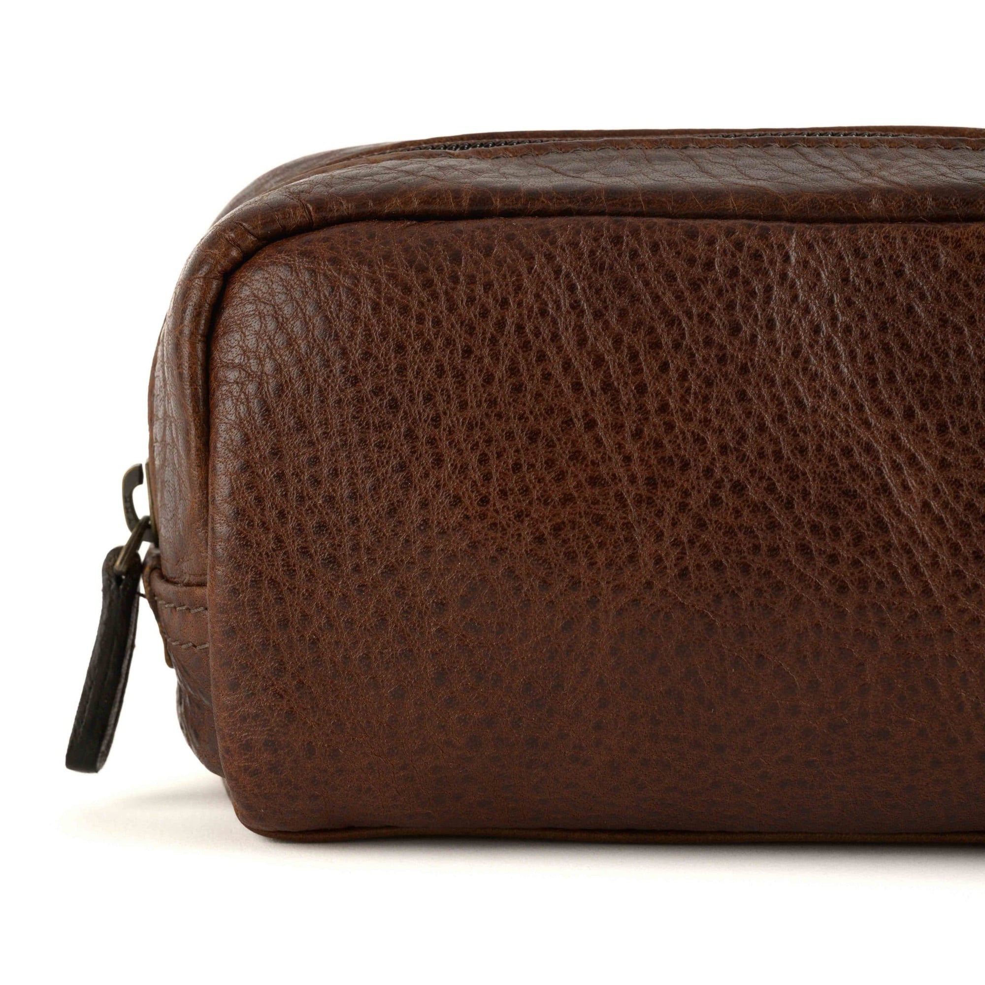 George Mini Wash Kit in Titan Milled Brown by Moore & Giles