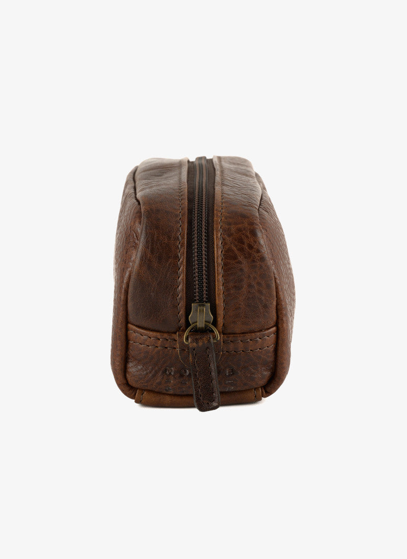 George Mini Wash Kit in Titan Milled Brown by Moore & Giles