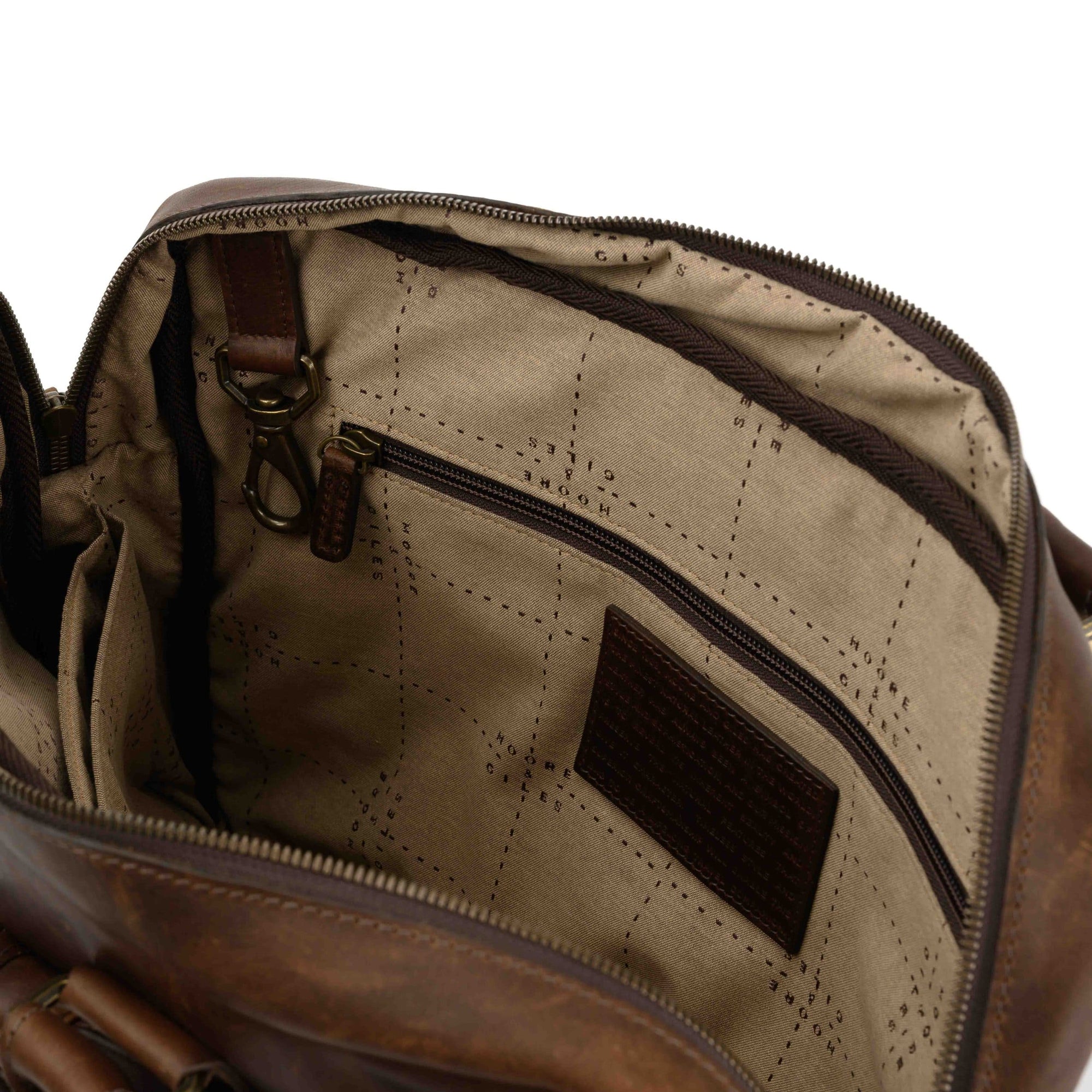 Haythe Commuter Bag - Leather Briefcase by Moore & Giles