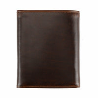 Tri-Fold Wallet in Brompton Brown by Moore & Giles