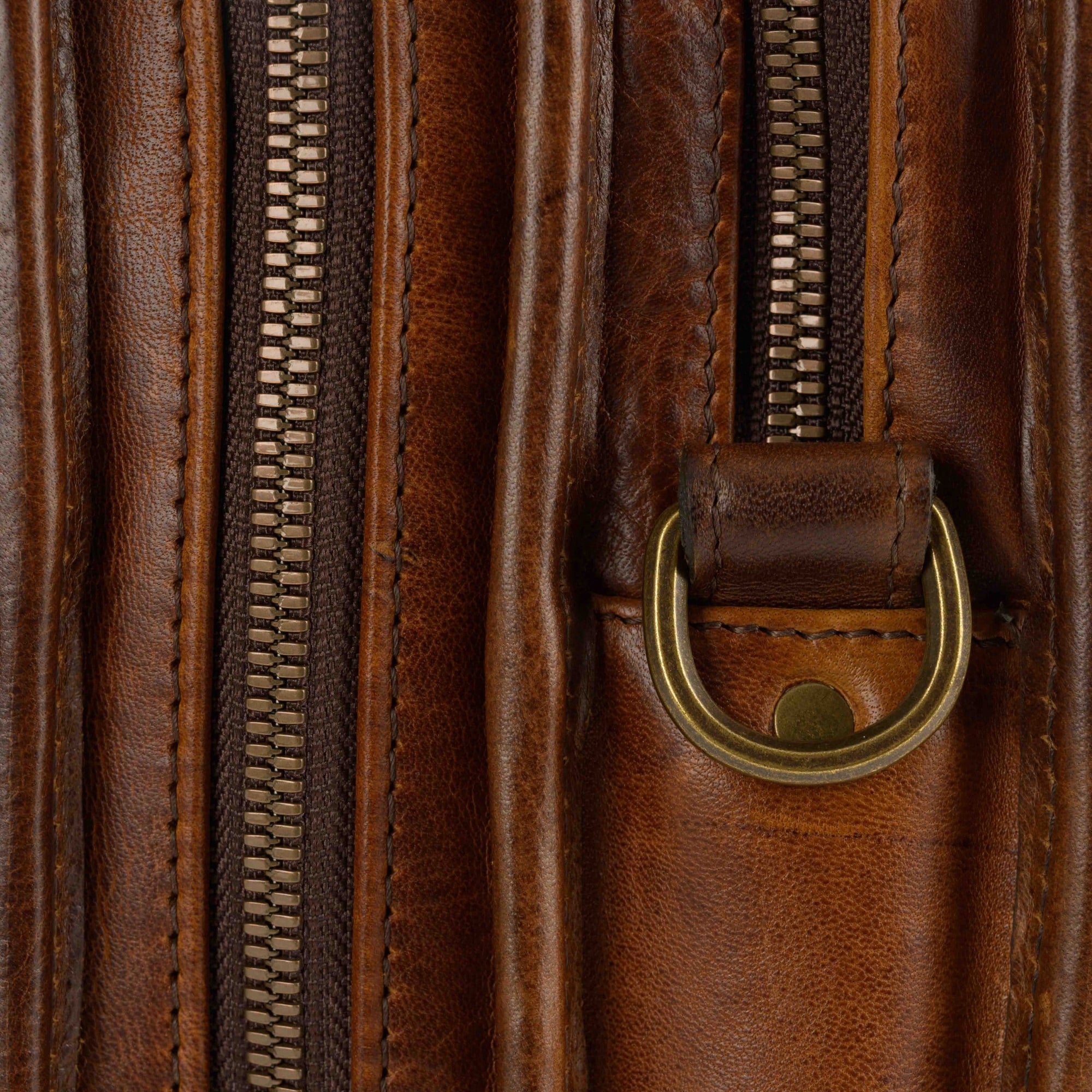 Miller Standard Attache in Titan Milled Brown by Moore & Giles