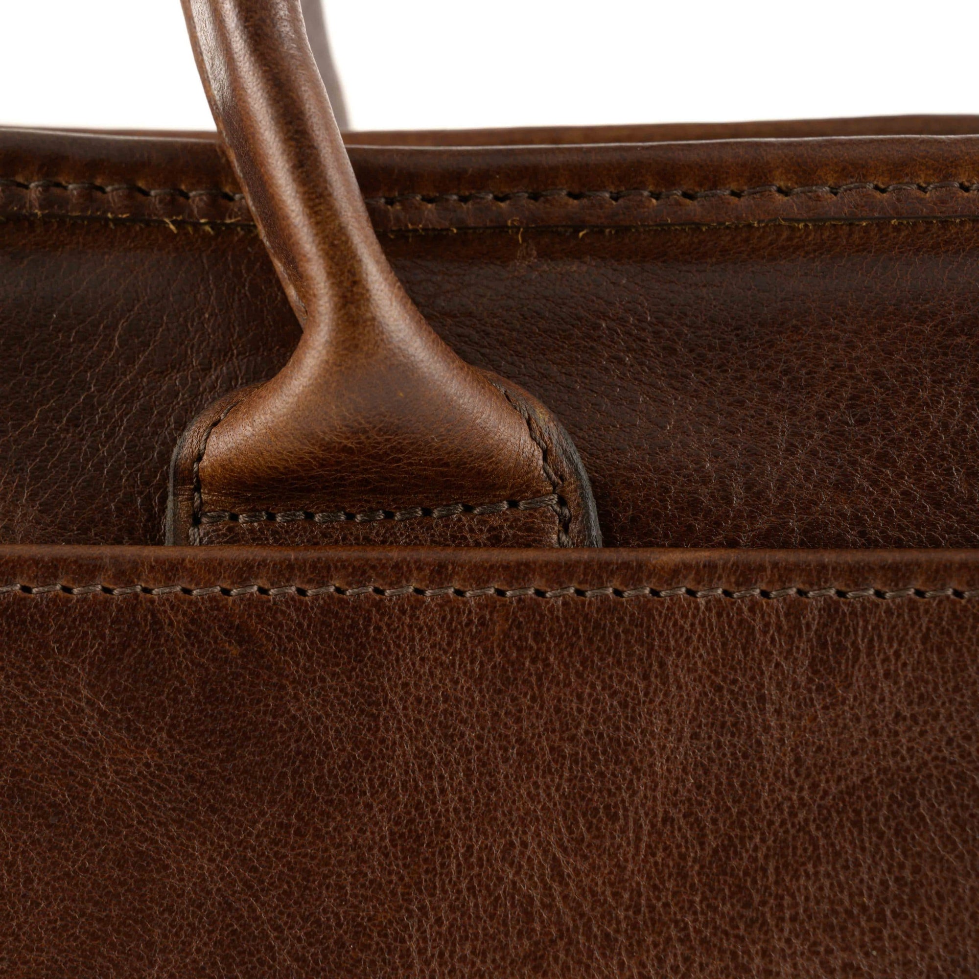 Miller Standard Attache in Titan Milled Brown by Moore & Giles
