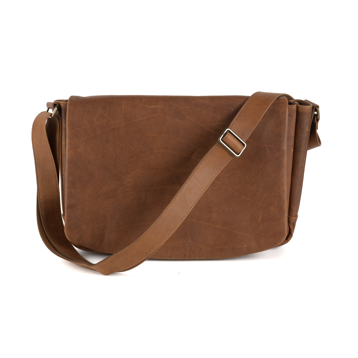 Reclaimed Messenger Bag in Heirloom Oak by Moore & Giles