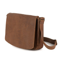 Reclaimed Messenger Bag in Heirloom Oak by Moore & Giles