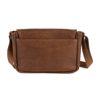 Reclaimed Messenger Bag in Heirloom Oak by Moore & Giles