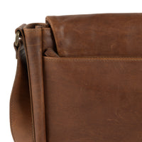 Reclaimed Messenger Bag in Heirloom Oak by Moore & Giles