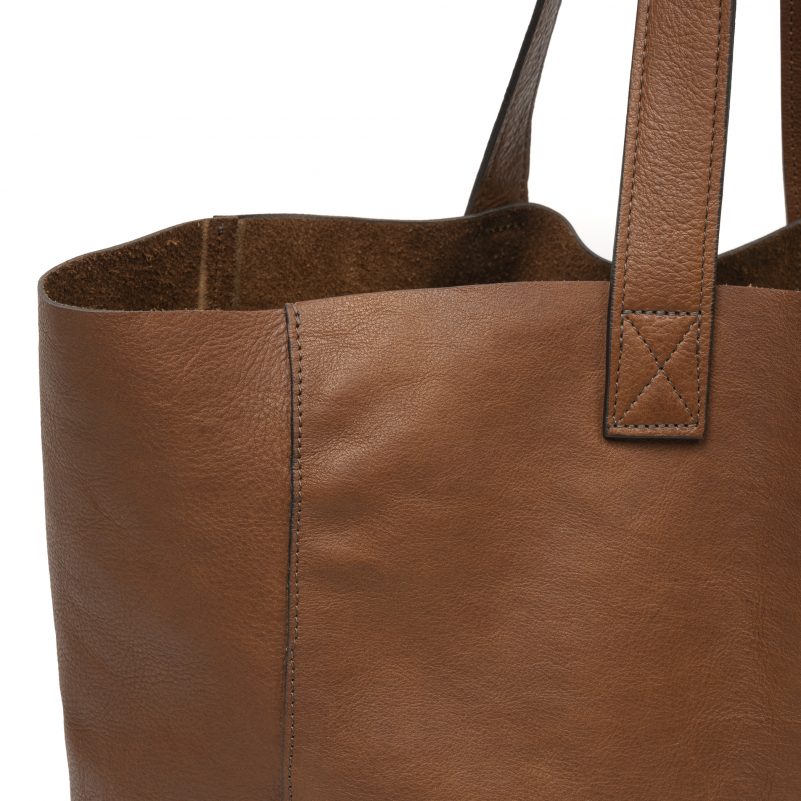 Massie Tote in Seven Hills Umber by Moore & Giles