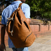 Reclaimed Surplus Duffel in Heirloom Oak by Moore & Giles